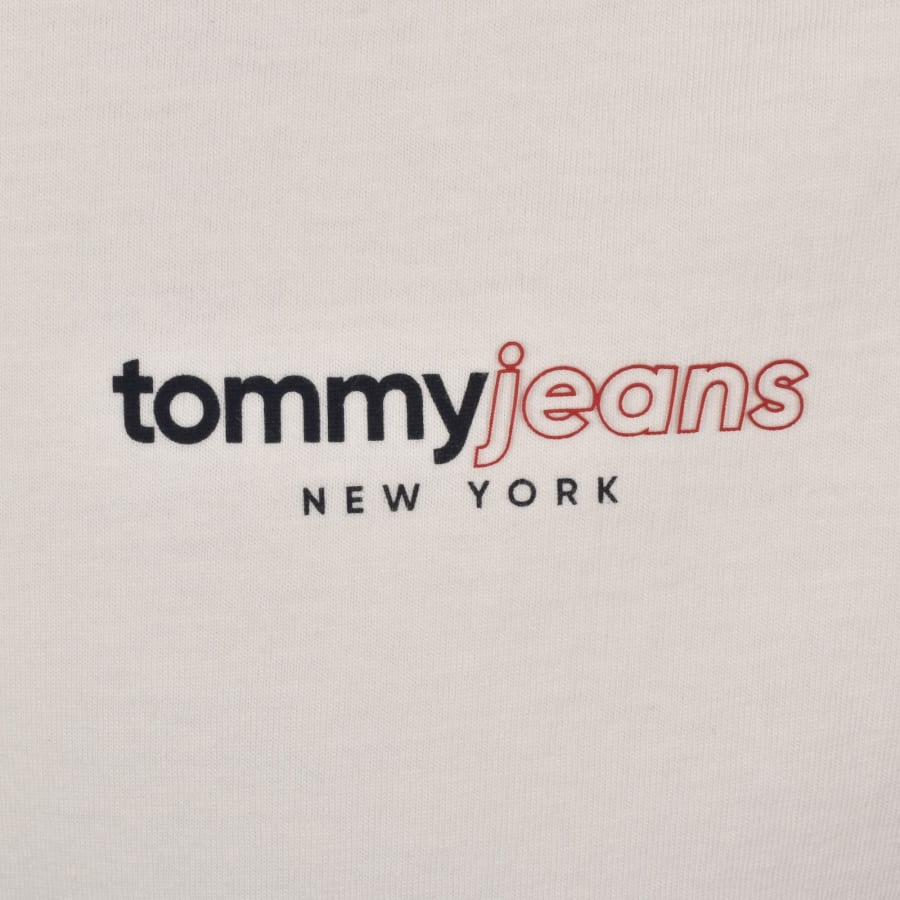 Image number 3 for Tommy Jeans DNA Graphic T Shirt Ancient White