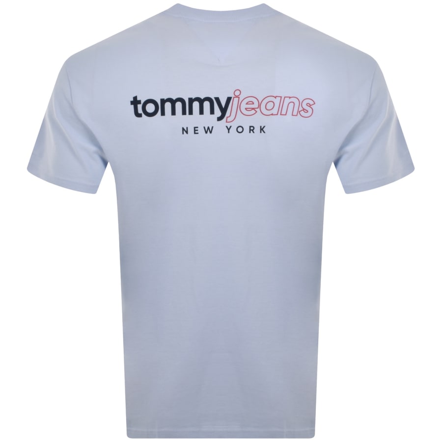 Image number 4 for Tommy Jeans DNA Graphic T Shirt Blue
