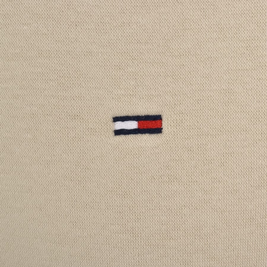Image number 3 for Tommy Jeans Flag Logo Sweatshirt Beige
