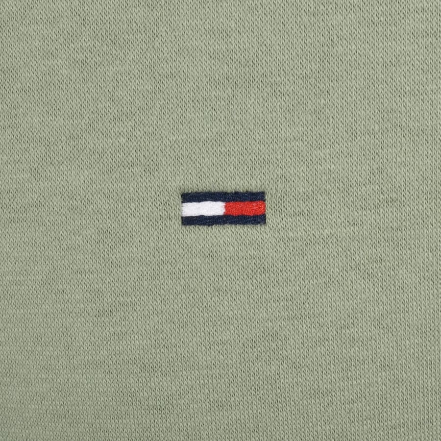 Image number 3 for Tommy Jeans Flag Logo Sweatshirt Green