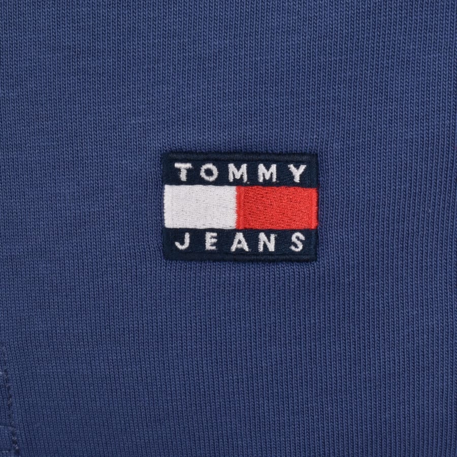 Image number 3 for Tommy Jeans Badge Rugby Shirt Blue