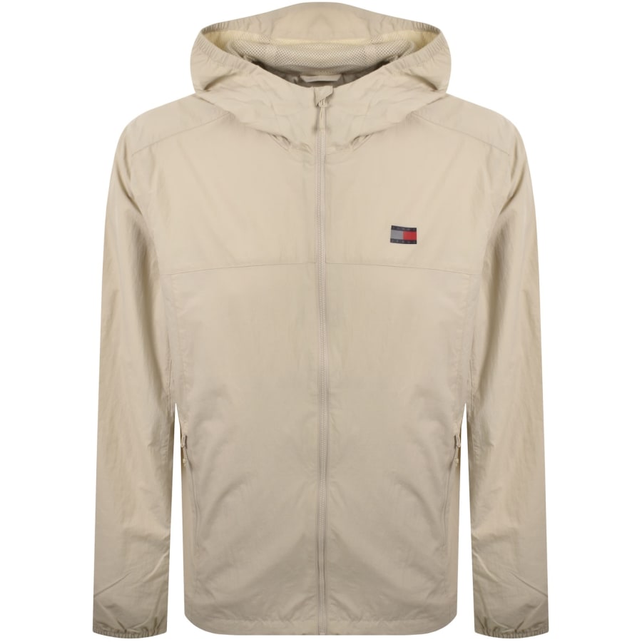 Image number 1 for Tommy Jeans Chicago Packable Jacket Beige