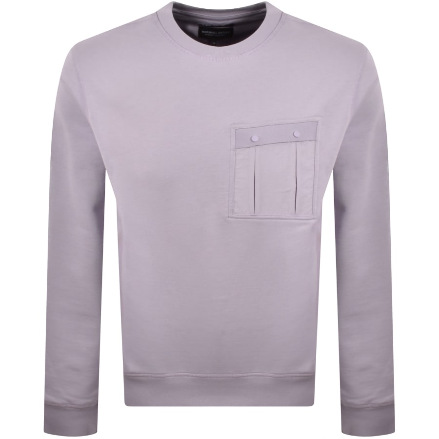 Image number 2 for Marshall Artist Woodvale Sweatshirt Lilac