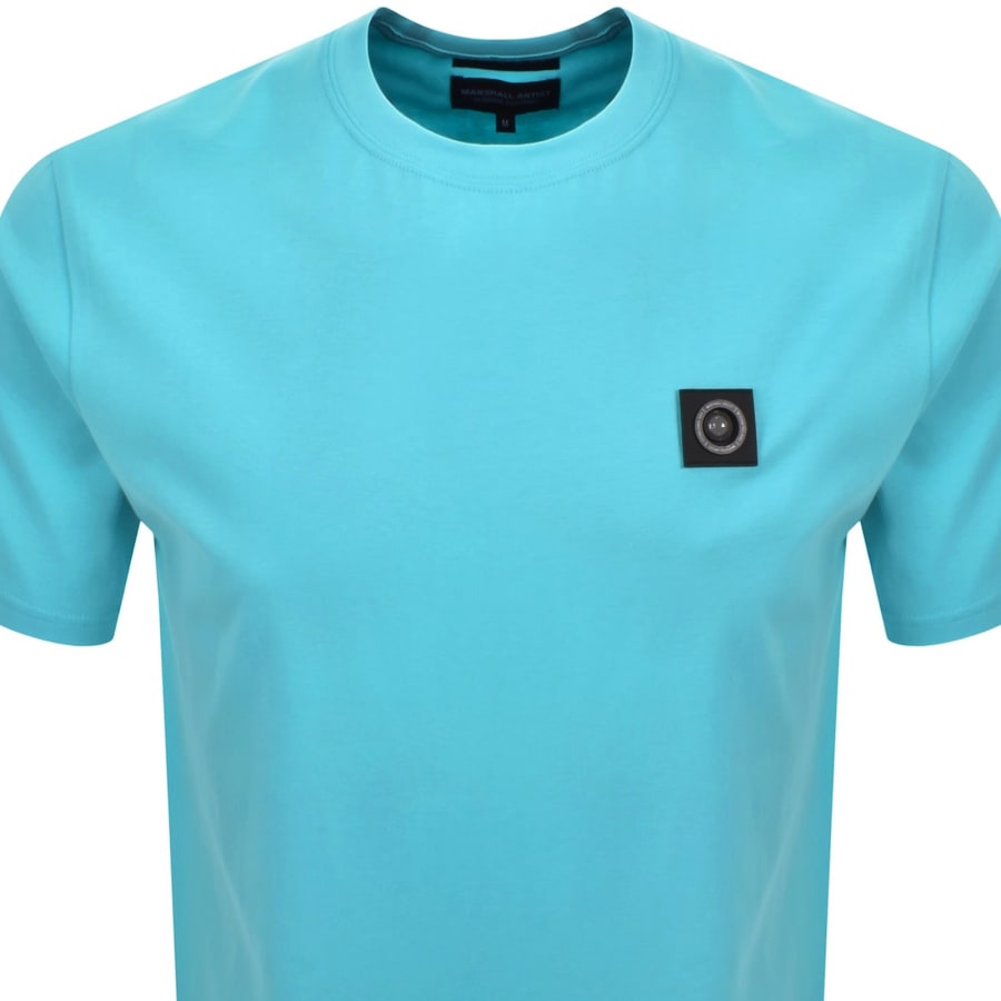 Image number 2 for Marshall Artist Siren T Shirt Cyan Blue
