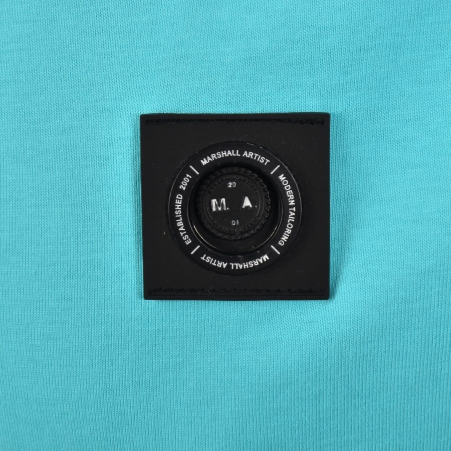 Image number 3 for Marshall Artist Siren T Shirt Cyan Blue