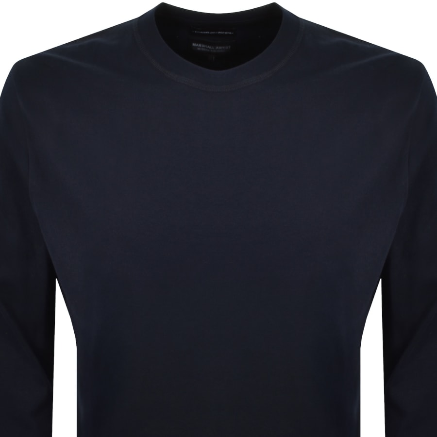 Image number 3 for Marshall Artist Siren Long Sleeve T Shirt Navy