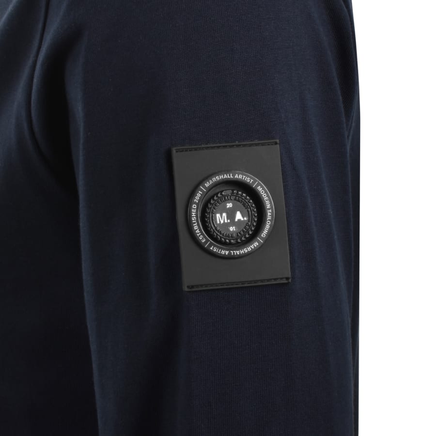 Image number 4 for Marshall Artist Siren Long Sleeve T Shirt Navy
