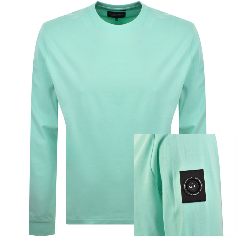Image number 1 for Marshall Artist Siren Long Sleeve T Shirt Green