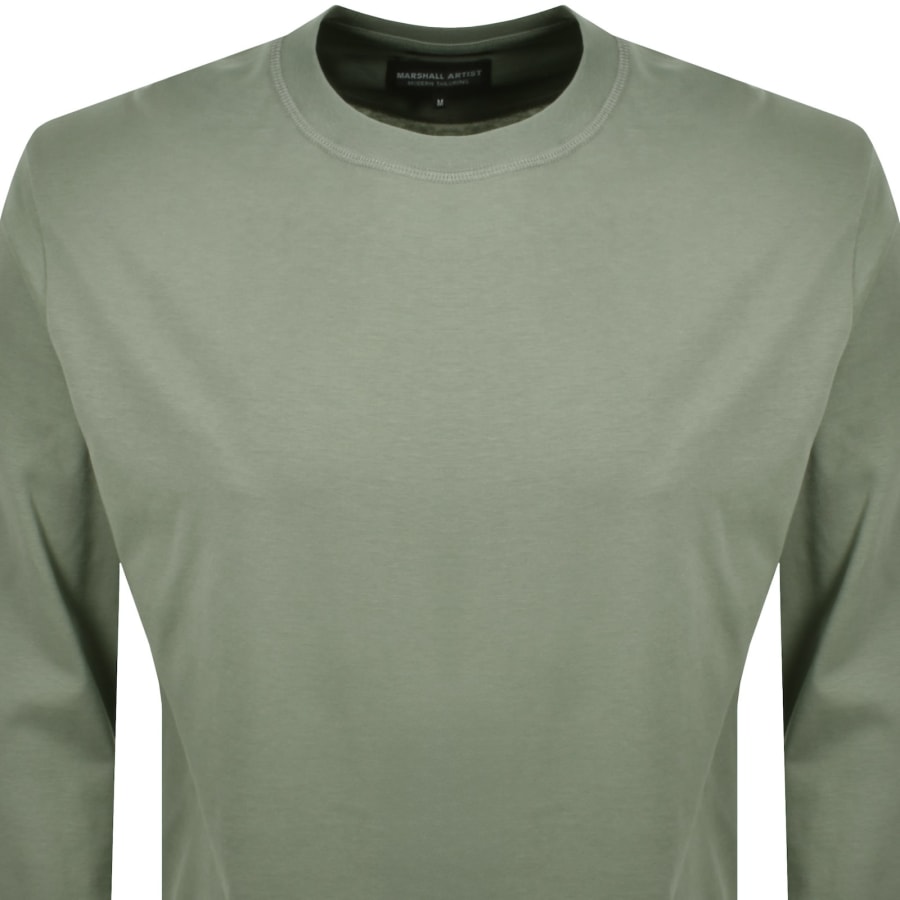 Image number 3 for Marshall Artist Siren Long Sleeve T Shirt Green