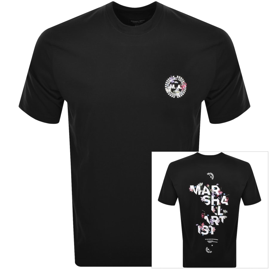 Image number 1 for Marshall Artist Renaissance T Shirt Black