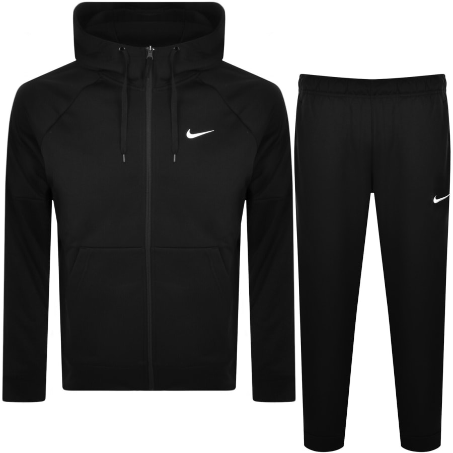 Image number 1 for Nike Training Therma Fit Hooded Tracksuit Black