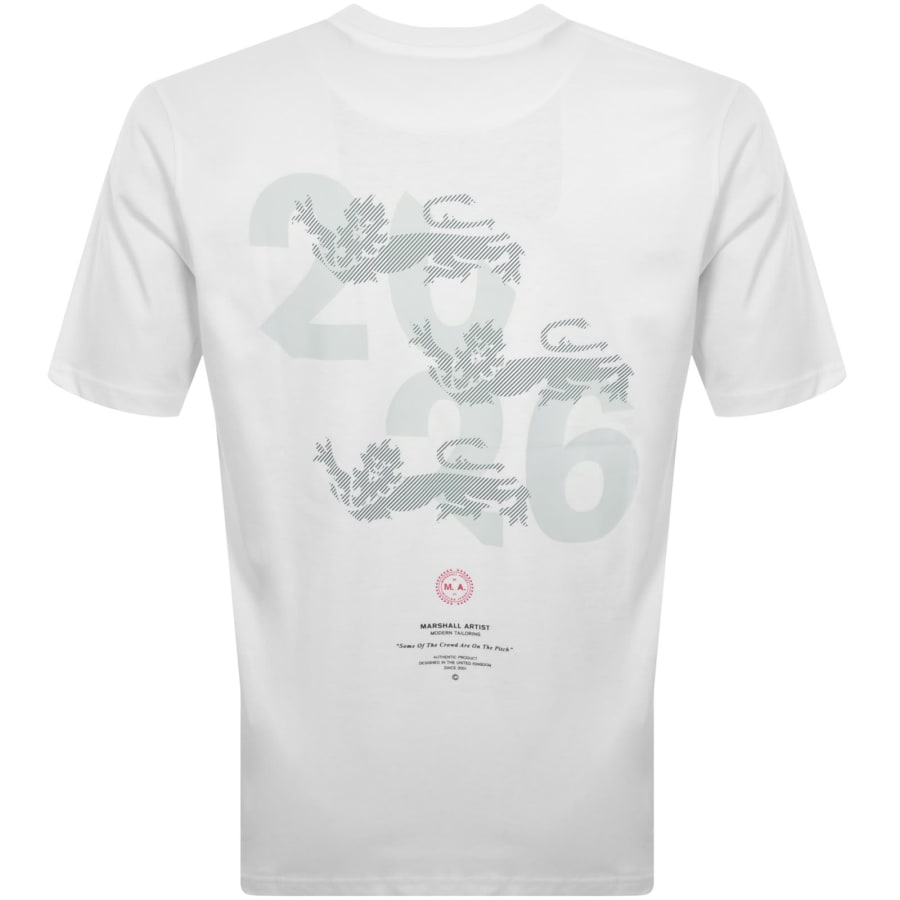 Image number 5 for Marshall Artist World In Motion T Shirt White