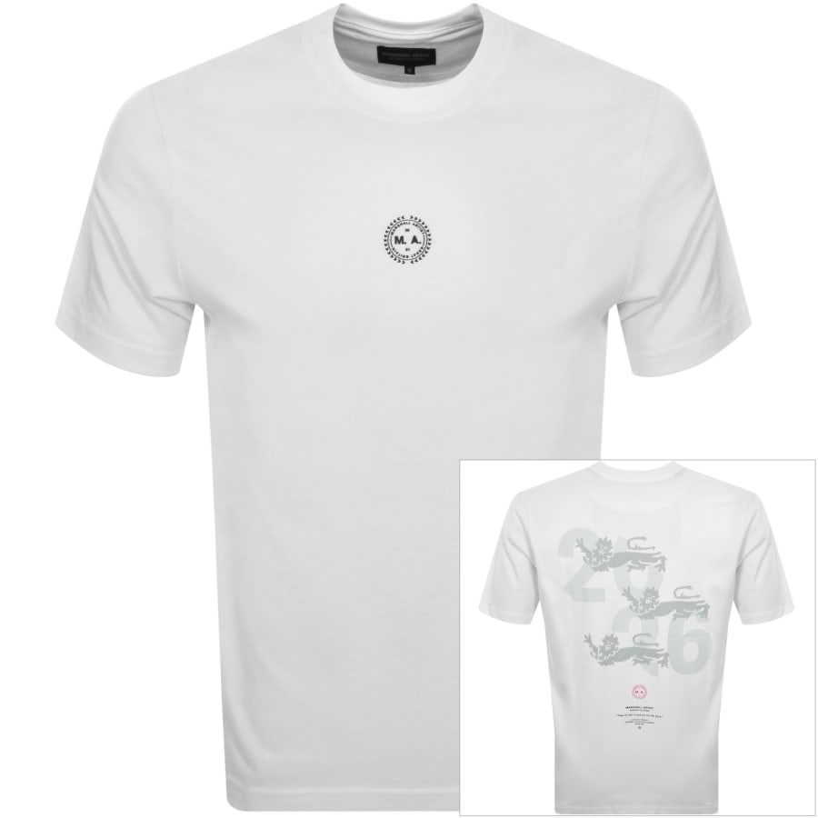 Image number 1 for Marshall Artist World In Motion T Shirt White