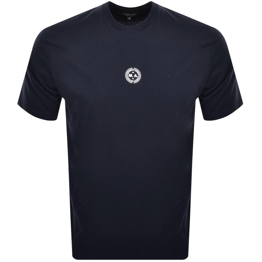 Image number 2 for Marshall Artist World In Motion T Shirt Navy