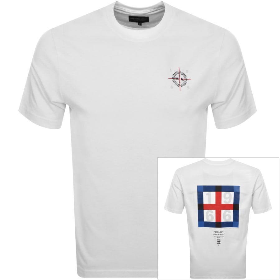 Image number 1 for Marshall Artist Zero Twenty Six T Shirt White