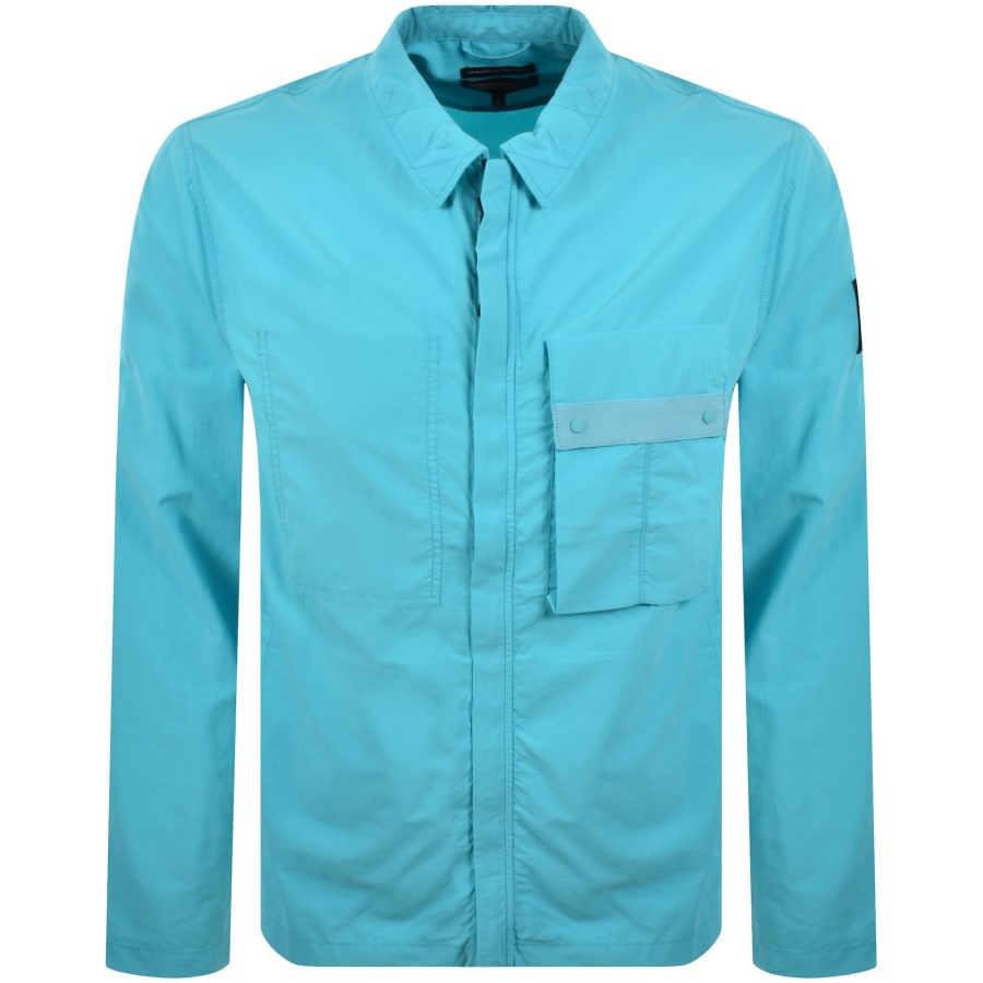 Image number 2 for Marshall Artist Woodvale Overshirt Blue