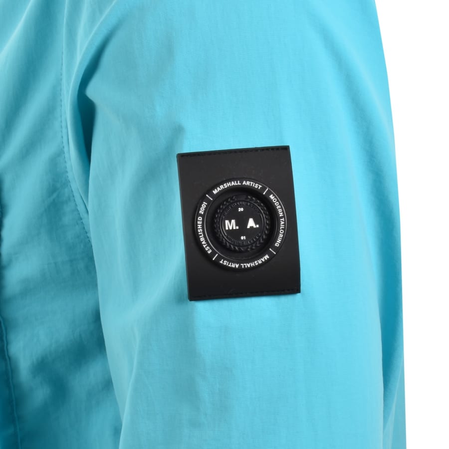 Image number 4 for Marshall Artist Woodvale Overshirt Blue