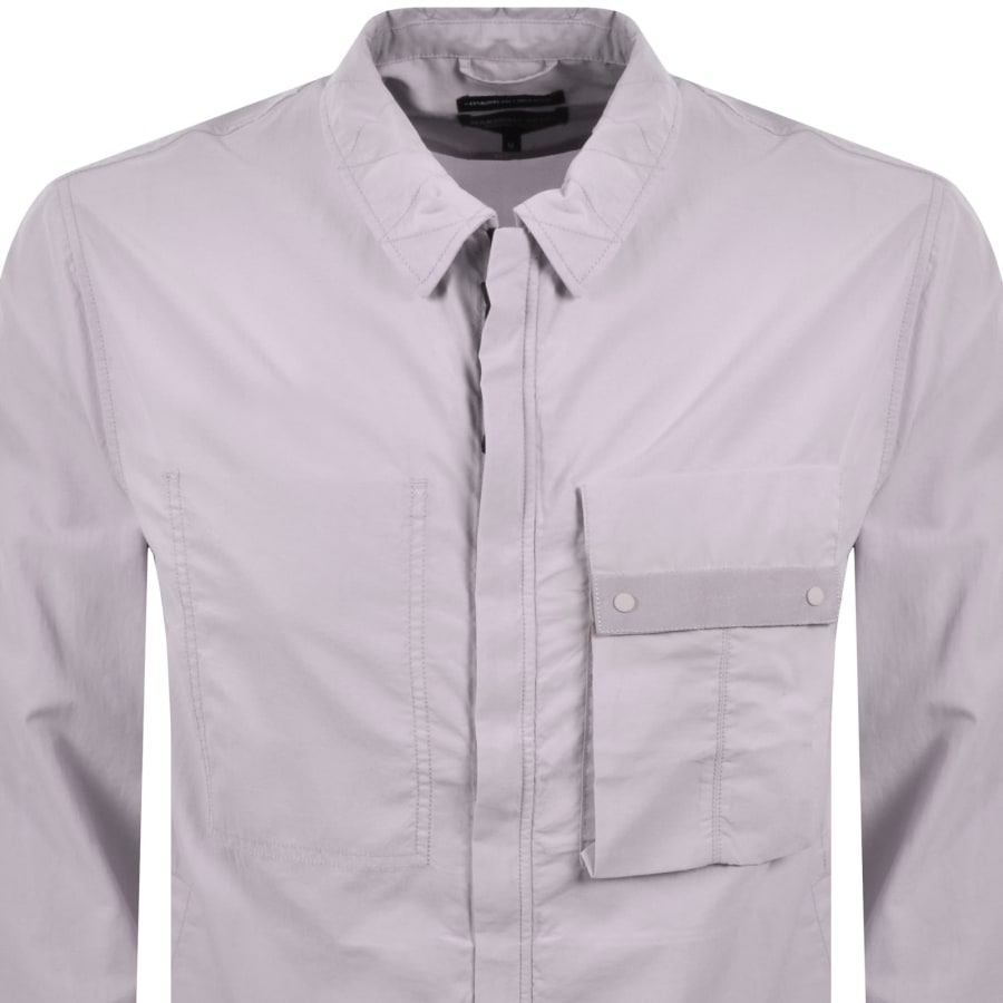 Image number 3 for Marshall Artist Woodvale Overshirt Lilac
