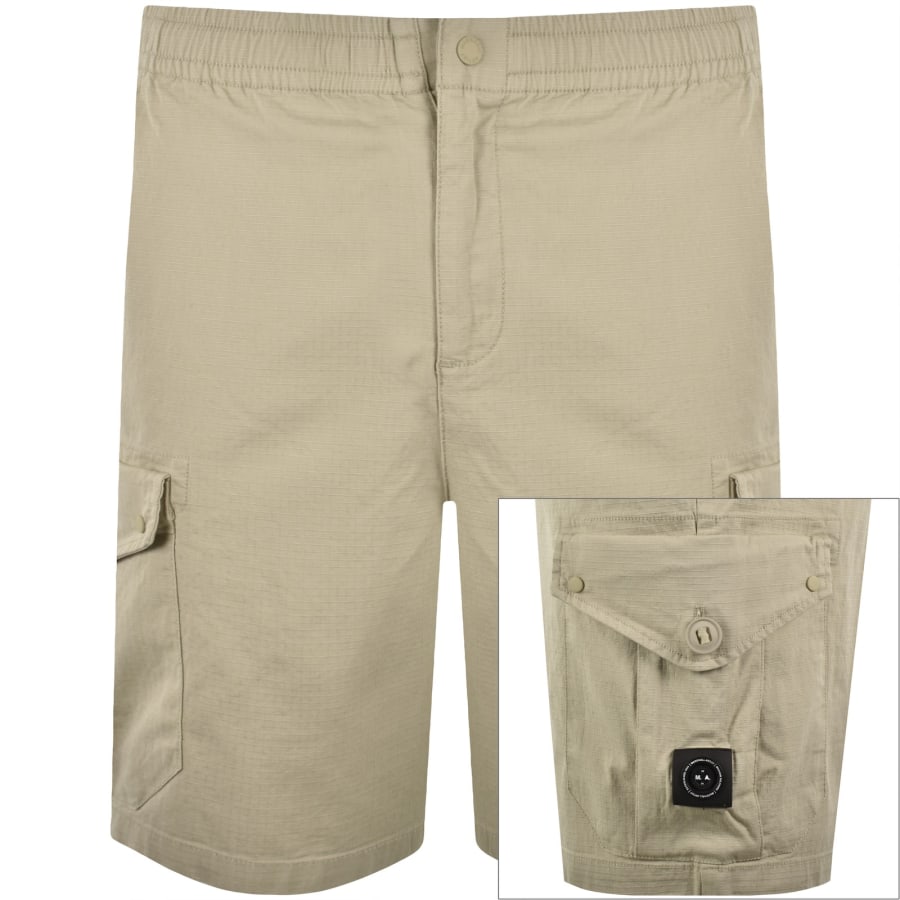 Image number 1 for Marshall Artist Ainsdale Cargo Shorts Khaki