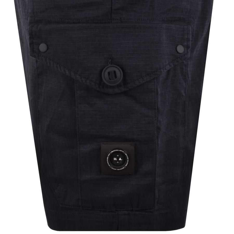 Image number 4 for Marshall Artist Ainsdale Cargo Shorts Navy