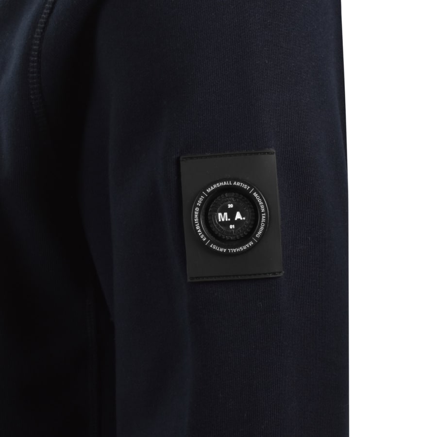Image number 4 for Marshall Artist Woodvale Sweatshirt Navy
