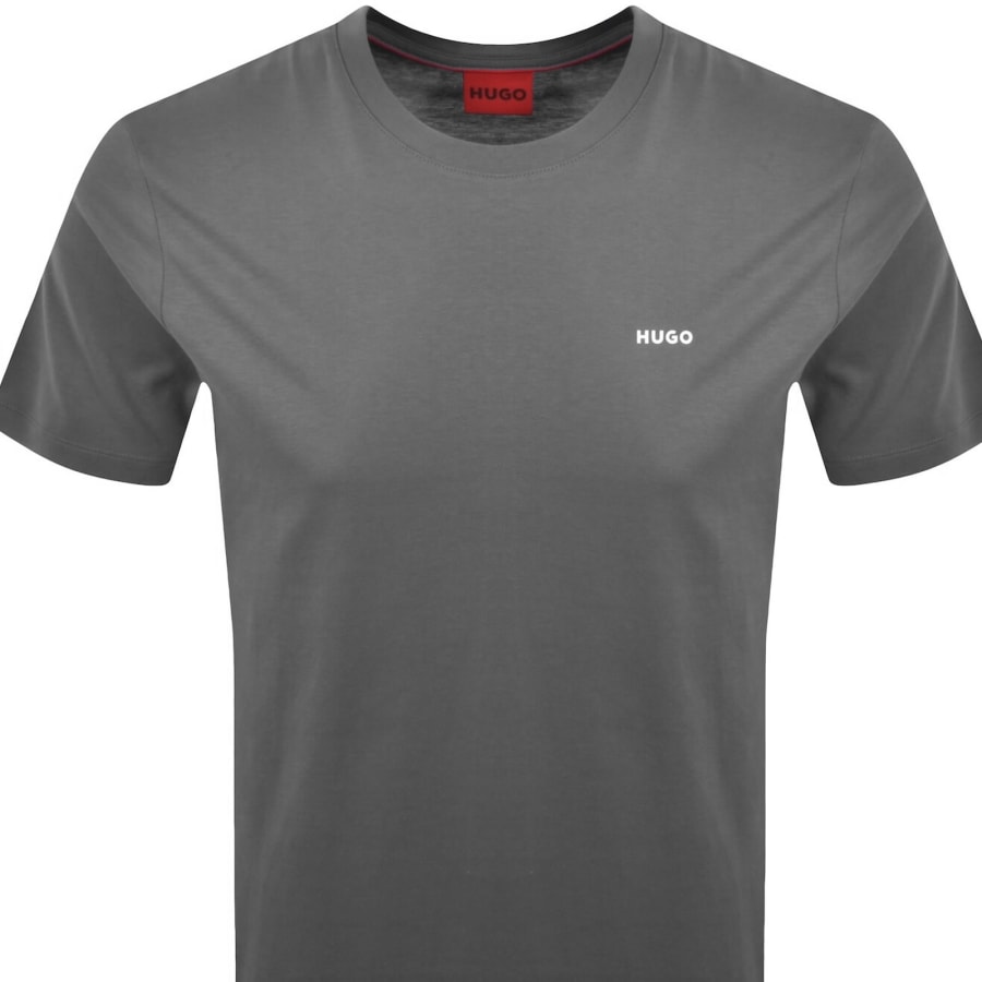 Image number 2 for HUGO Dero222 T Shirt Grey