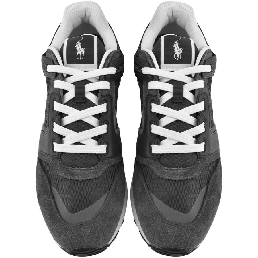 Image number 3 for Ralph Lauren Train 89 Trainers Black