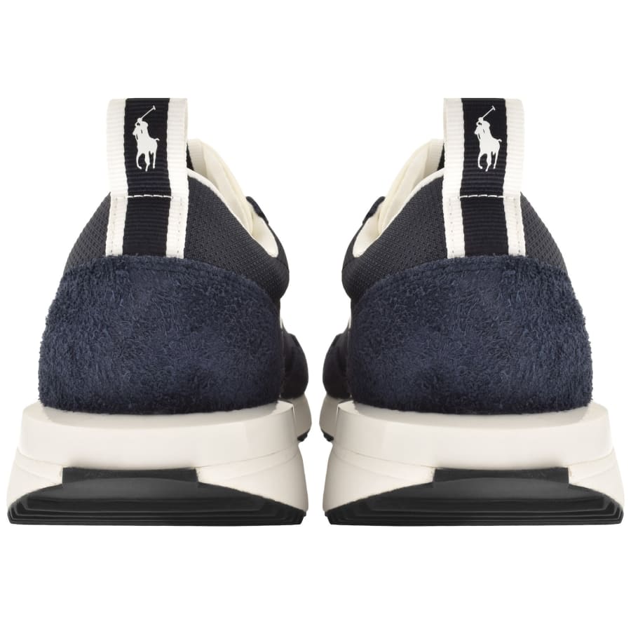Image number 2 for Ralph Lauren Train 89 Rib Trainers Navy