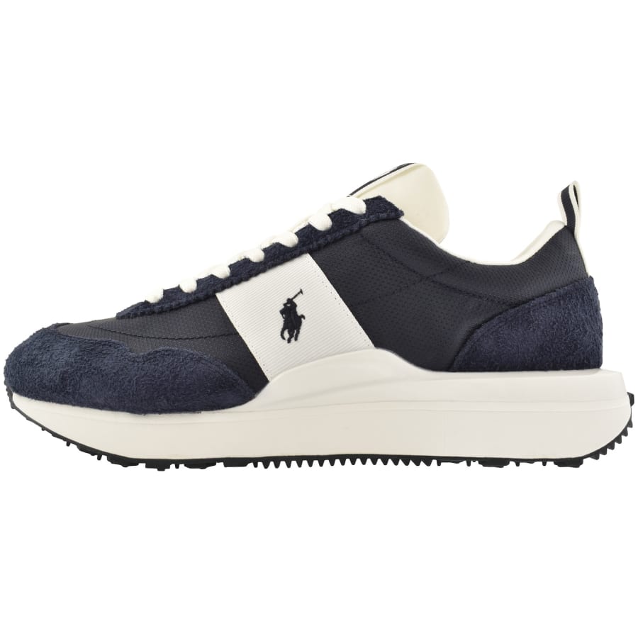 Image number 1 for Ralph Lauren Train 89 Rib Trainers Navy