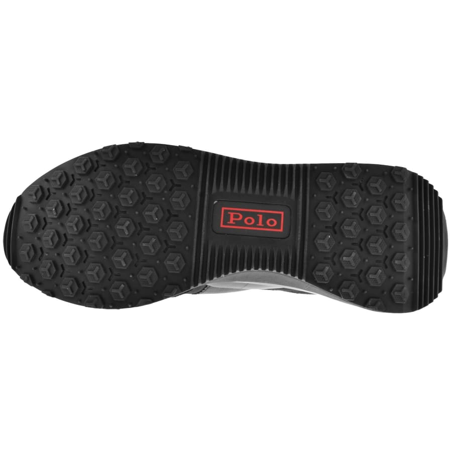 Image number 5 for Ralph Lauren Train 89 Rib Trainers Black