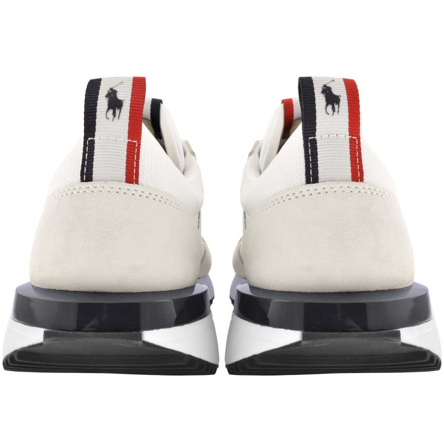 Image number 2 for Ralph Lauren Train 89 Rib Trainers White