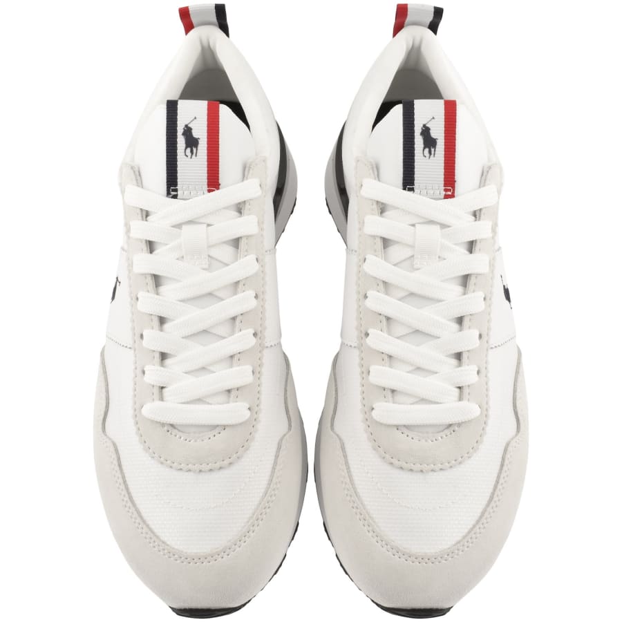 Image number 3 for Ralph Lauren Train 89 Rib Trainers White