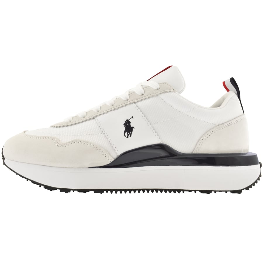 Image number 1 for Ralph Lauren Train 89 Rib Trainers White