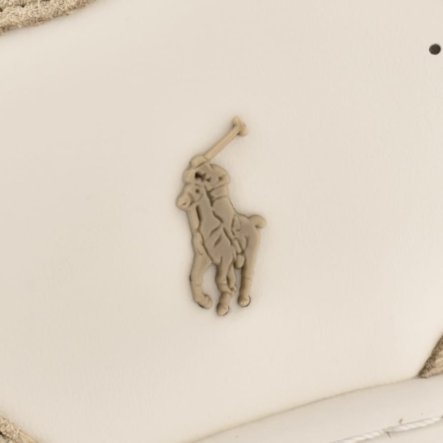 Image number 4 for Ralph Lauren Masters Court Trainers White