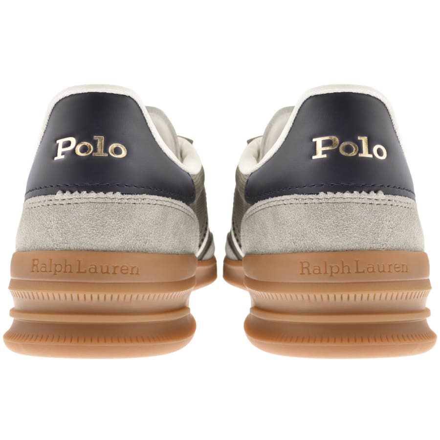 Image number 2 for Ralph Lauren Heritage Aera Trainers Grey