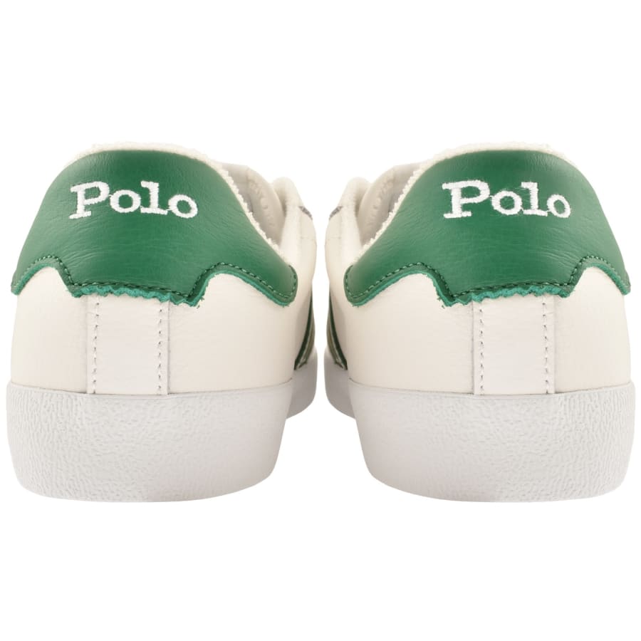 Image number 2 for Ralph Lauren Court VLC Trainers White