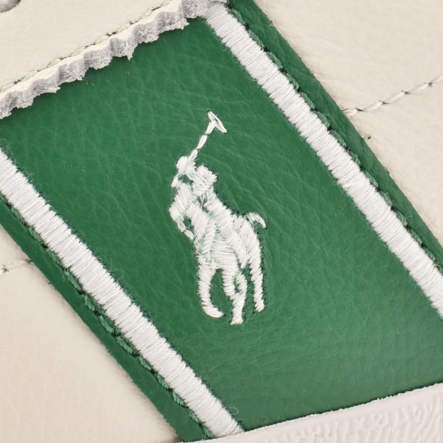 Image number 4 for Ralph Lauren Court VLC Trainers White