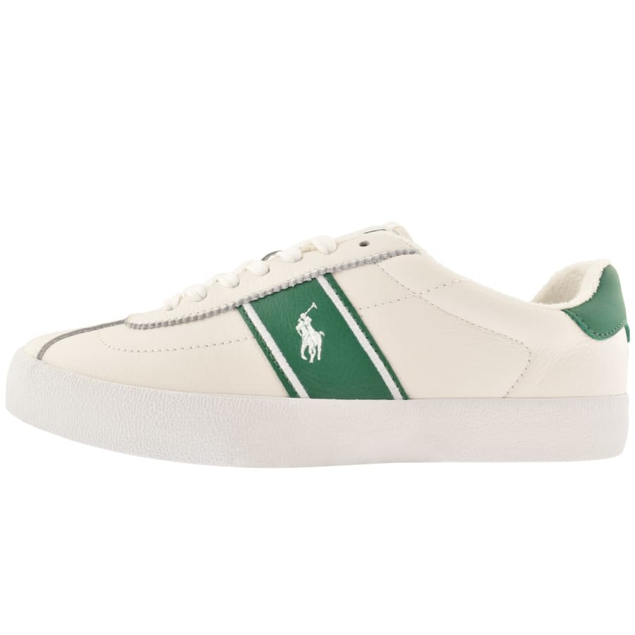 Image number 1 for Ralph Lauren Court VLC Trainers White