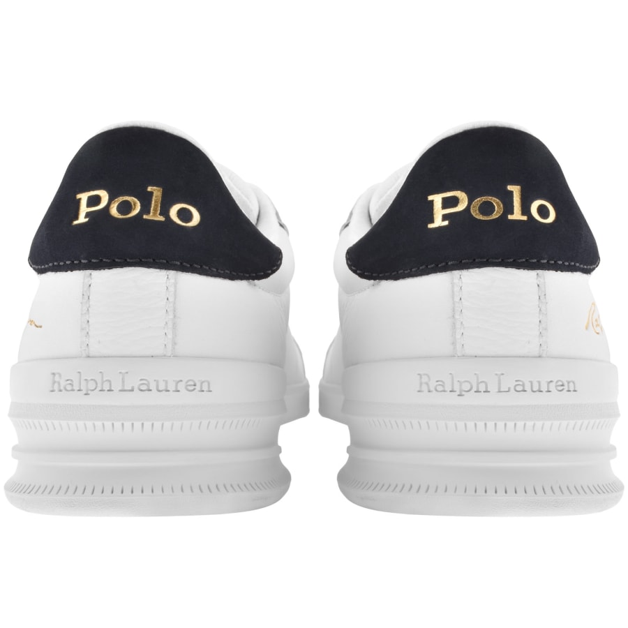 Image number 2 for Ralph Lauren Heritage Court II Trainers White