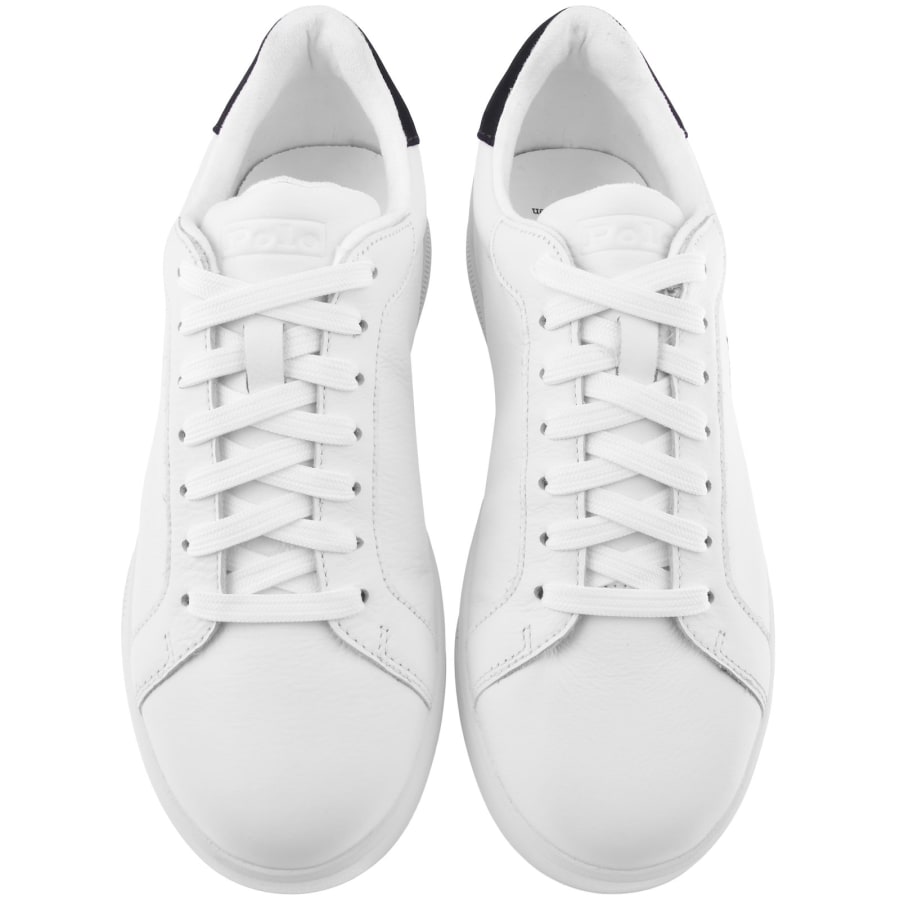 Image number 3 for Ralph Lauren Heritage Court II Trainers White