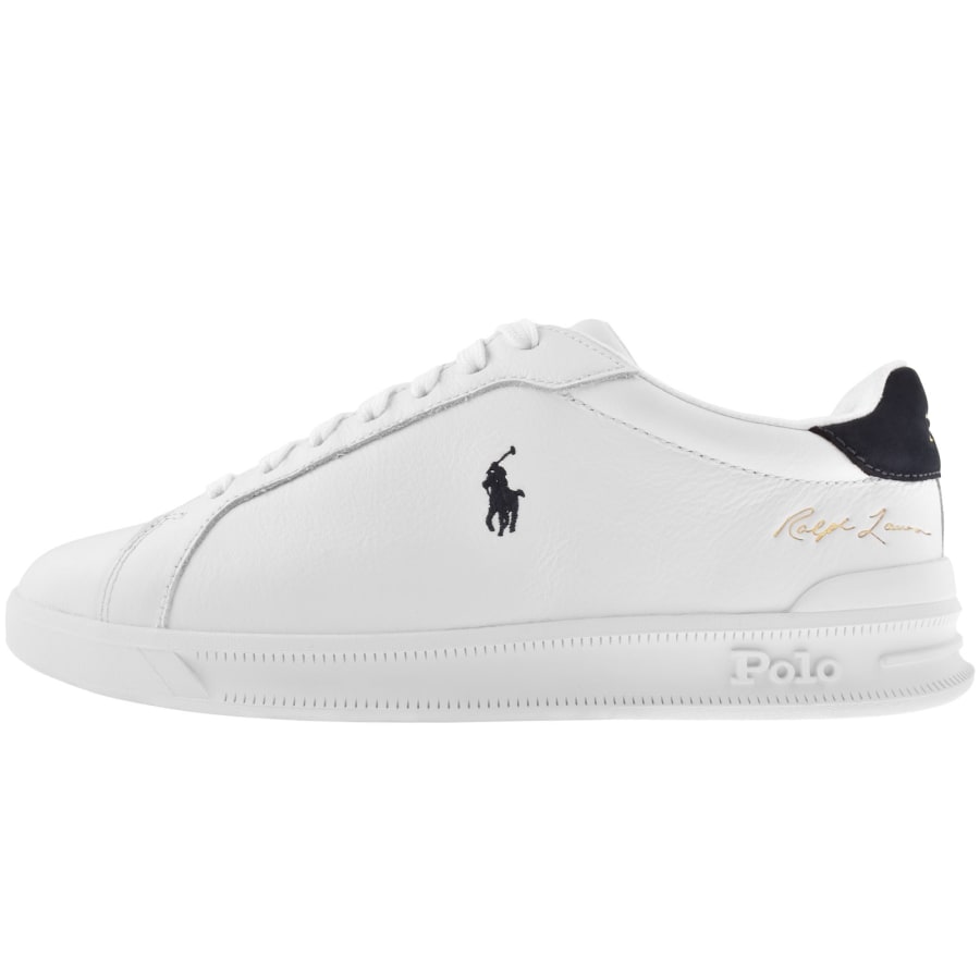 Image number 1 for Ralph Lauren Heritage Court II Trainers White