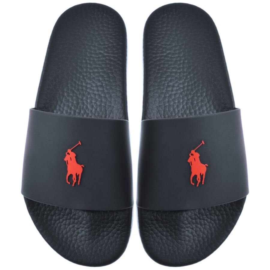 Image number 1 for Ralph Lauren Logo Sliders Navy
