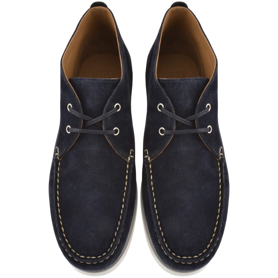 Image number 3 for Ralph Lauren Merton Chukka Loafers Navy
