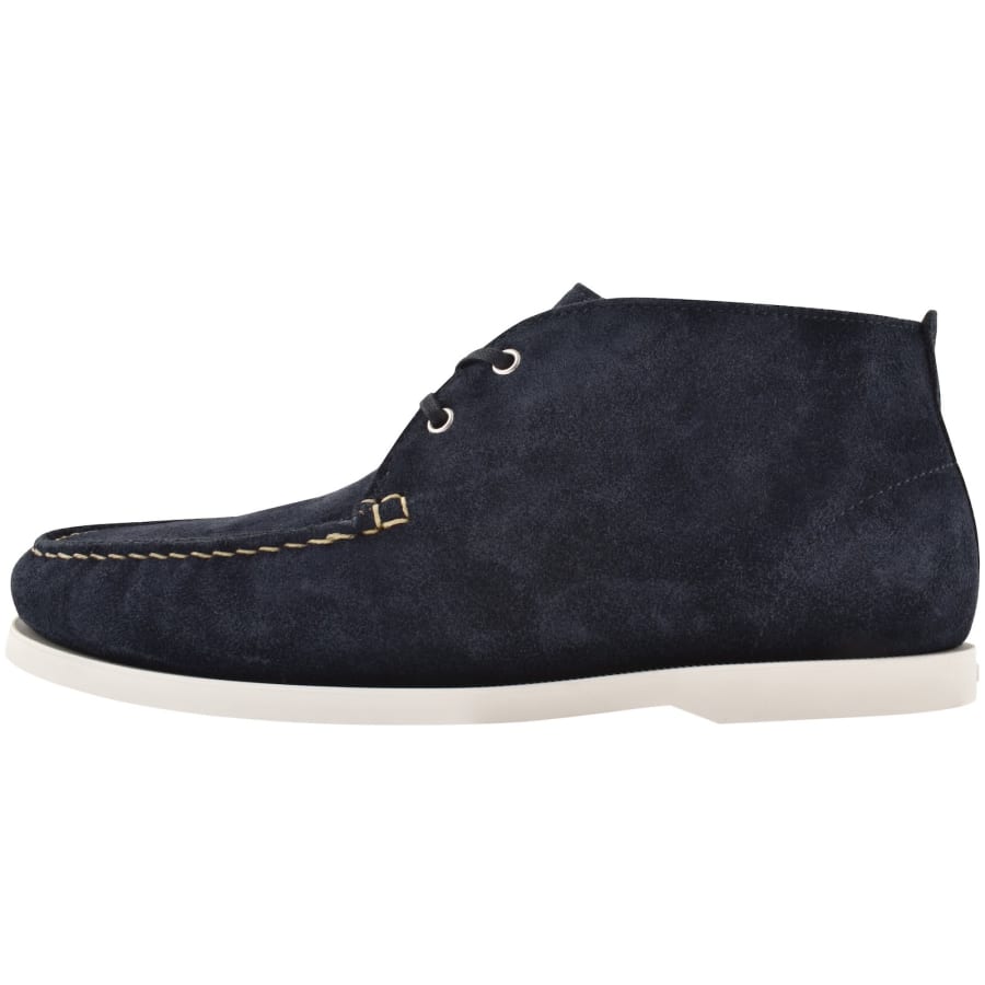 Image number 1 for Ralph Lauren Merton Chukka Loafers Navy