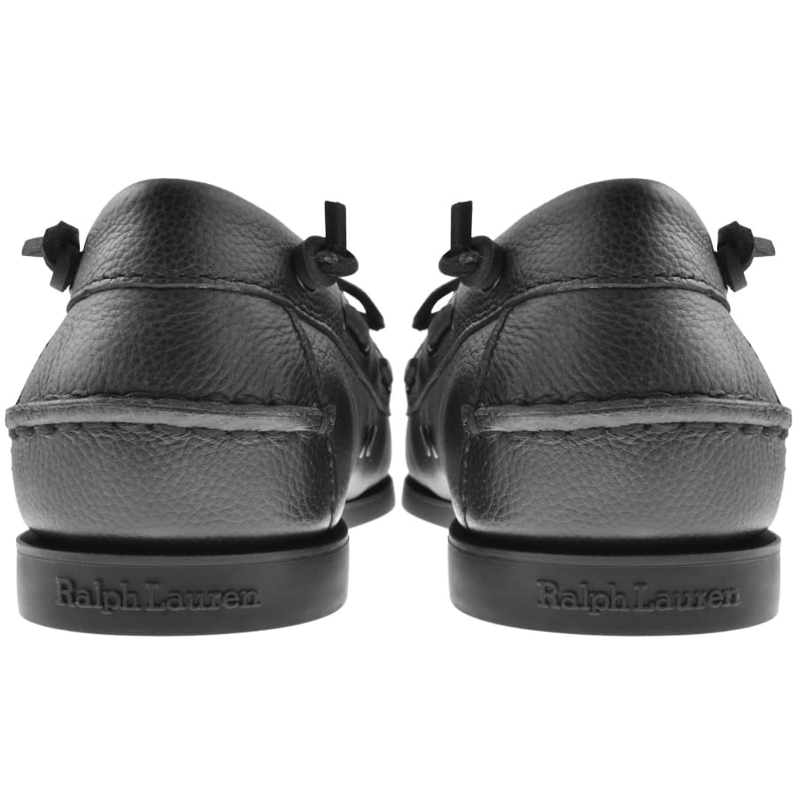 Image number 2 for Ralph Lauren Merton Boat Shoes Black