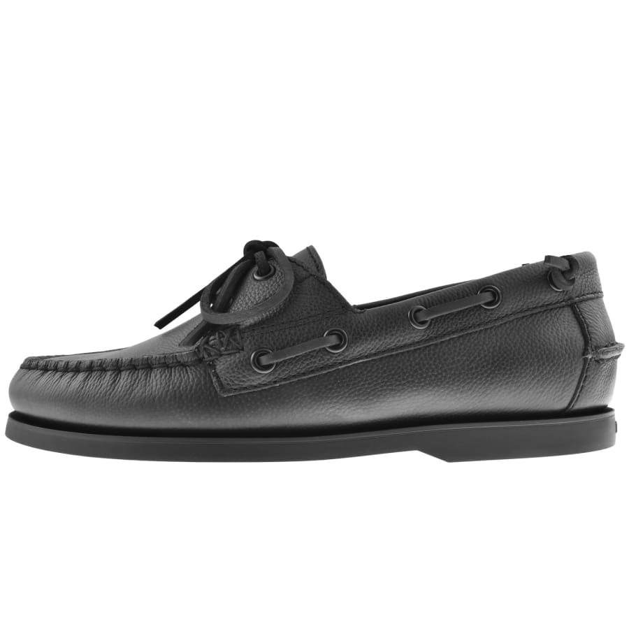 Image number 1 for Ralph Lauren Merton Boat Shoes Black