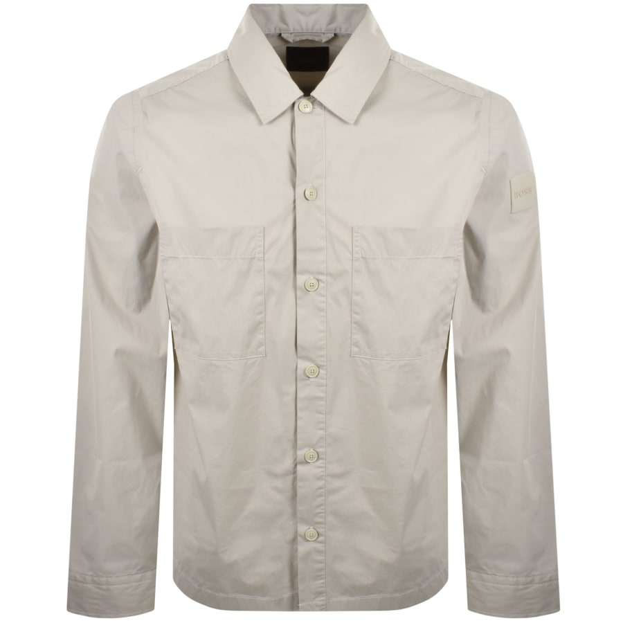 Image number 2 for BOSS Lockyo Overshirt Grey