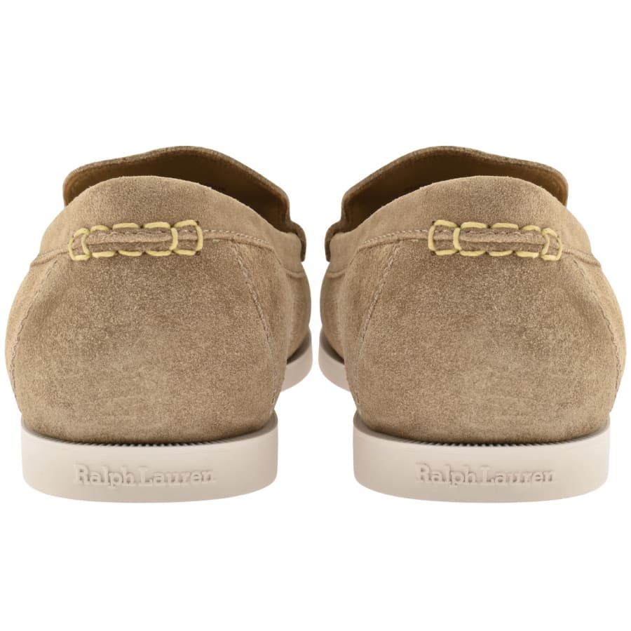 Image number 2 for Ralph Lauren Merton Loafer Shoes Dark Brown