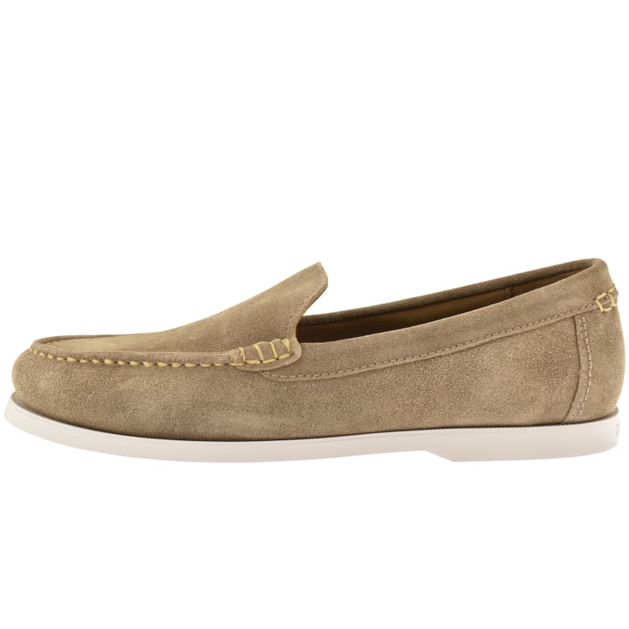 Image number 1 for Ralph Lauren Merton Loafer Shoes Dark Brown