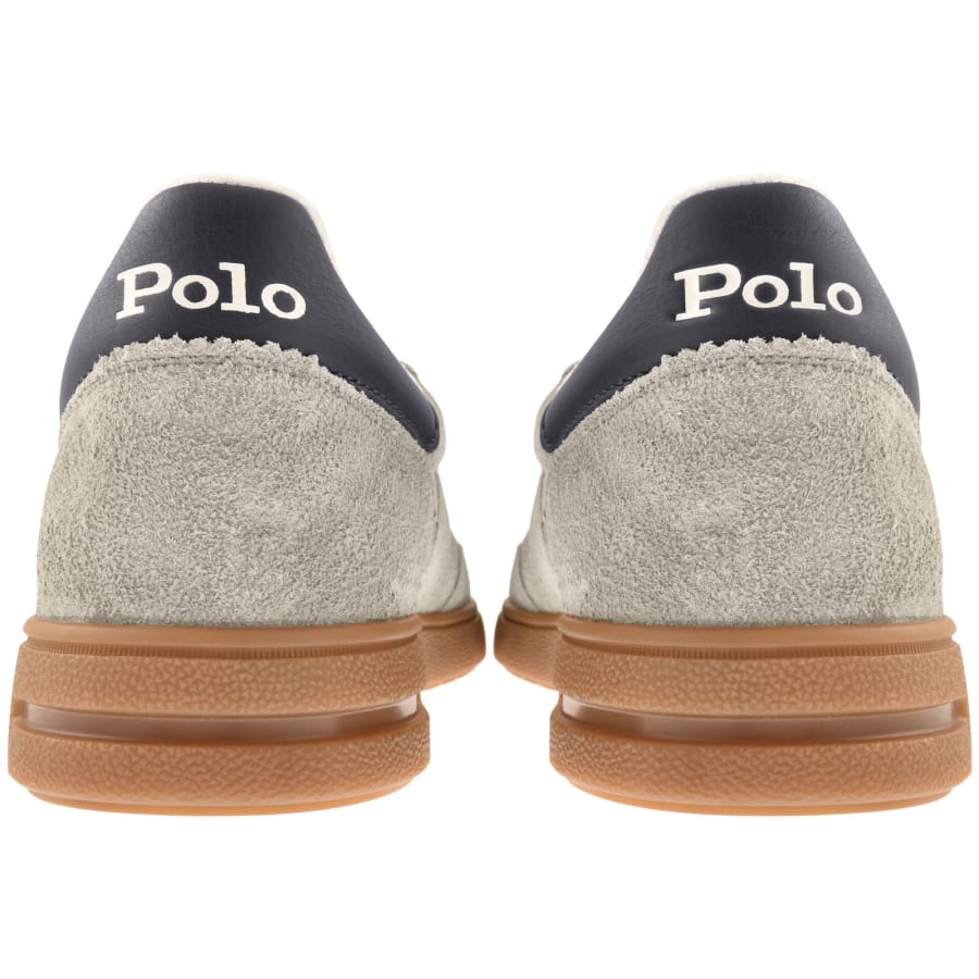 Image number 2 for Ralph Lauren Bedford Trainers Grey